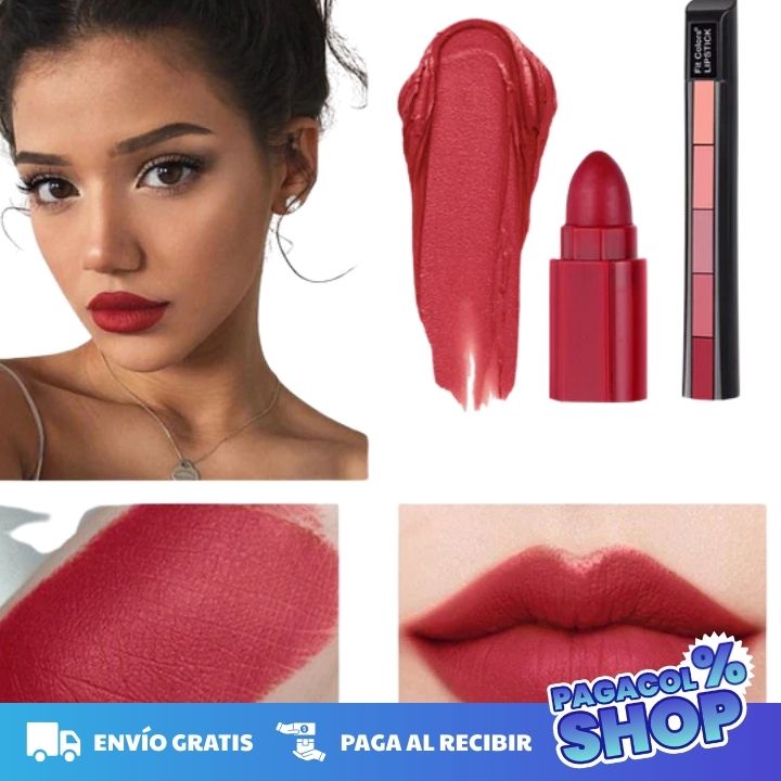 LABIAL 5 TONOS EN 1- LA MAGIA DE RENOVAR TU LOOK AL INSTANTE