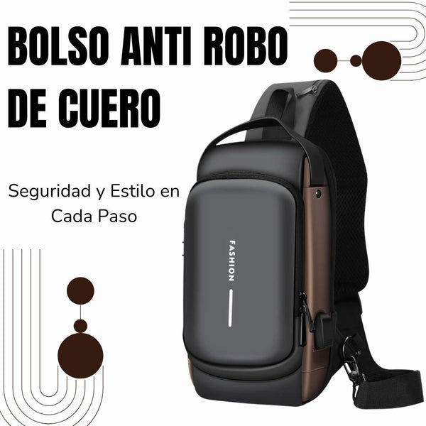 Bolso Anti Robo de Cuero - Seguridad y Estilo en Cada Paso